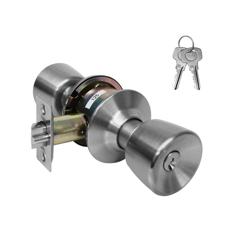 Perilla Yale Tulip Entrada Cromo Mate Mx80221 - Tool Ferreterías / Ferretodo - Herramientas y material de construcción.