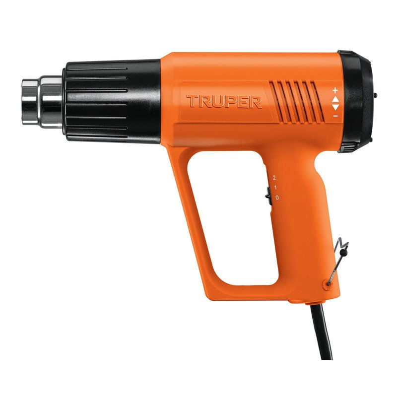 Pistola de calor de 2000 W con 9 accesorios, profesional, 16432 Truper PISCA A - Tool Ferreterías / Ferretodo - Herramientas y material de construcción.