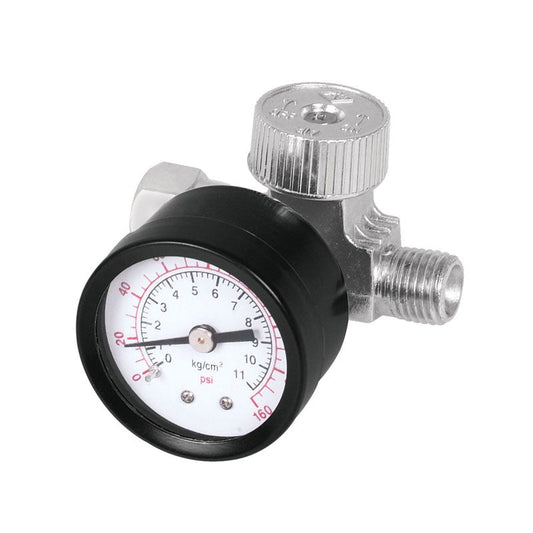 Regulador de aire con manómetro, cuerda de 1/4 NPT, 19239 Truper REGU1/4 - Tool Ferreterías / Ferretodo - Herramientas y material de construcción.