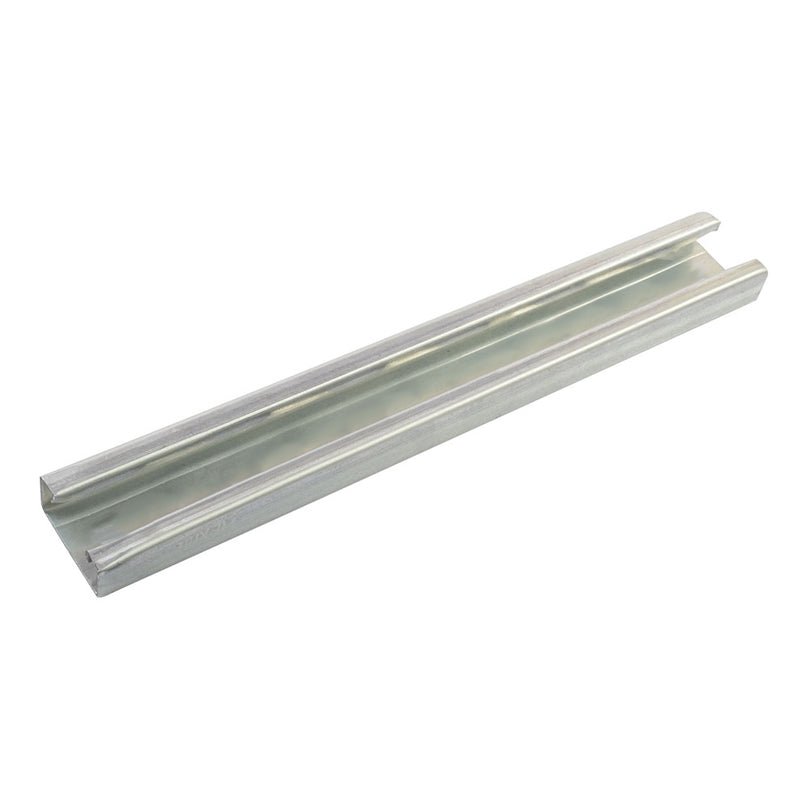 Riel unicanal Cal. 14, U 10, 41 x 41 mm, 3.05 m - Tool Ferreterías / Ferretodo - Herramientas y material de construcción.
