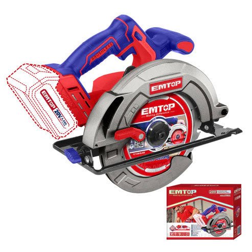 Sierra circular inalam.20v ELCS1851 Emtop - Tool Ferreterías / Ferretodo - Herramientas y material de construcción.