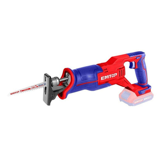 Sierra sable Inalámbrica sin batería, 20 V, ELRS201152 Emtop - Tool Ferreterías / Ferretodo - Herramientas y material de construcción.