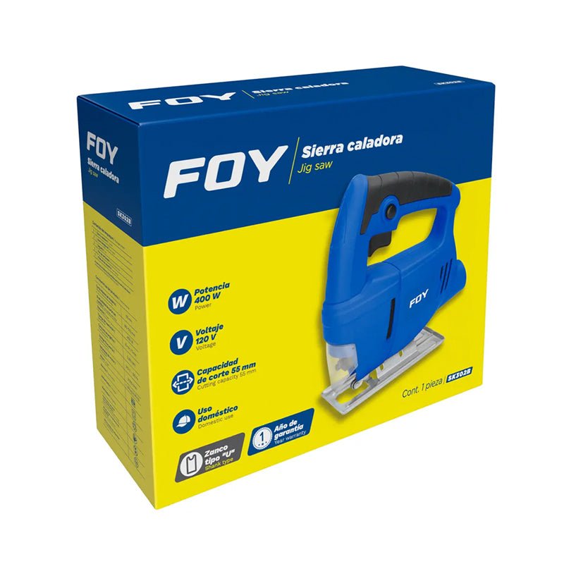 Sk302b sierra caladora 400w 127v 3300 rpm foy - Tool Ferreterías / Ferretodo - Herramientas y material de construcción.