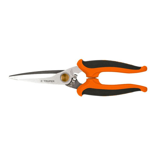 Tijera de 8" multiusos de acero inoxidable, mango Comfort Grip, 18493 Truper TIMU 8 - Tool Ferreterías / Ferretodo - Herramientas y material de construcción.
