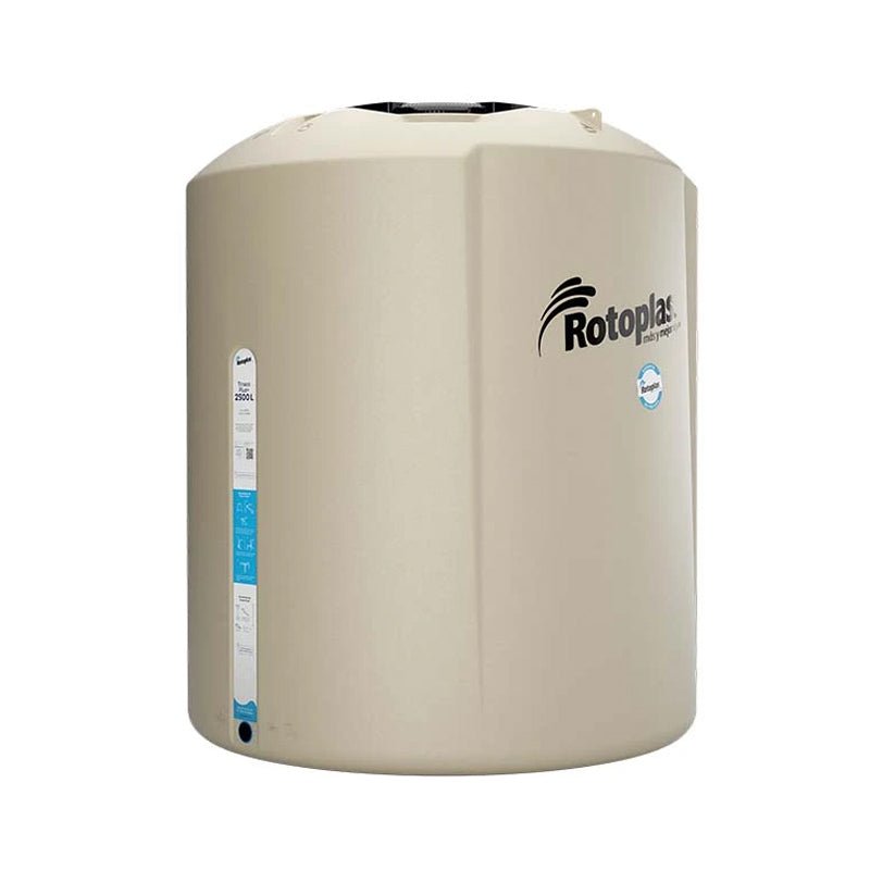 Tinaco Plus+ equipado de 2500 lts, color beige, 500475 Rotoplas - Tool Ferreterías / Ferretodo - Herramientas y material de construcción.