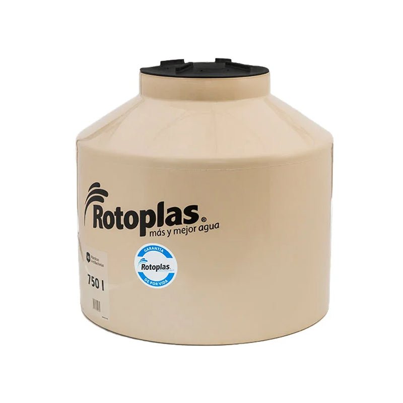 Tinaco tricapa de 750 lts, color beige, 500027 Rotoplas - Tool Ferreterías / Ferretodo - Herramientas y material de construcción.