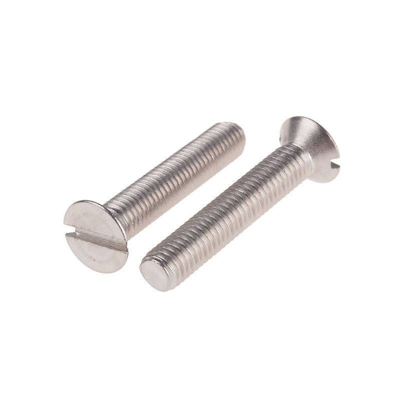 Tornillo cabeza plana ranurada de acero inoxidable de 3/16" x 1 1/2" - Tool Ferreterías / Ferretodo - Herramientas y material de construcción.