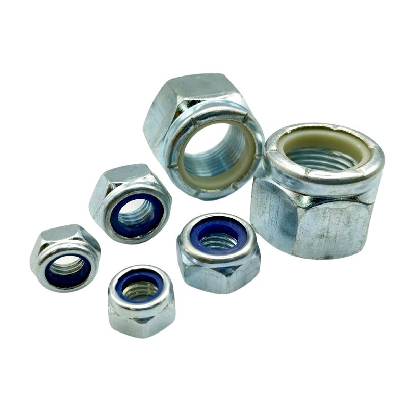 Tuerca de seguridad con inserto de nylon de 10 x 24 hilos - Tool Ferreterías / Ferretodo - Herramientas y material de construcción.