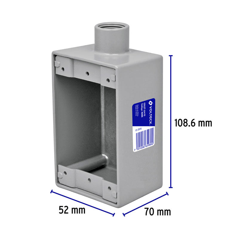 Condulet 3/4" Conexión Tipo Fs, Volteck