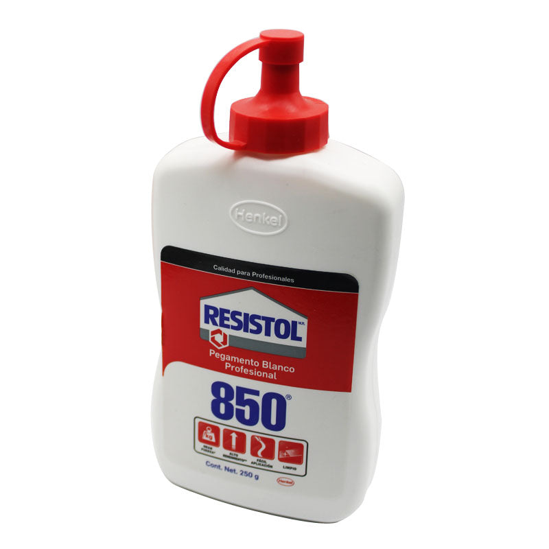 Resistol 850 Pegamento Blanco Profesional De 250 Ml