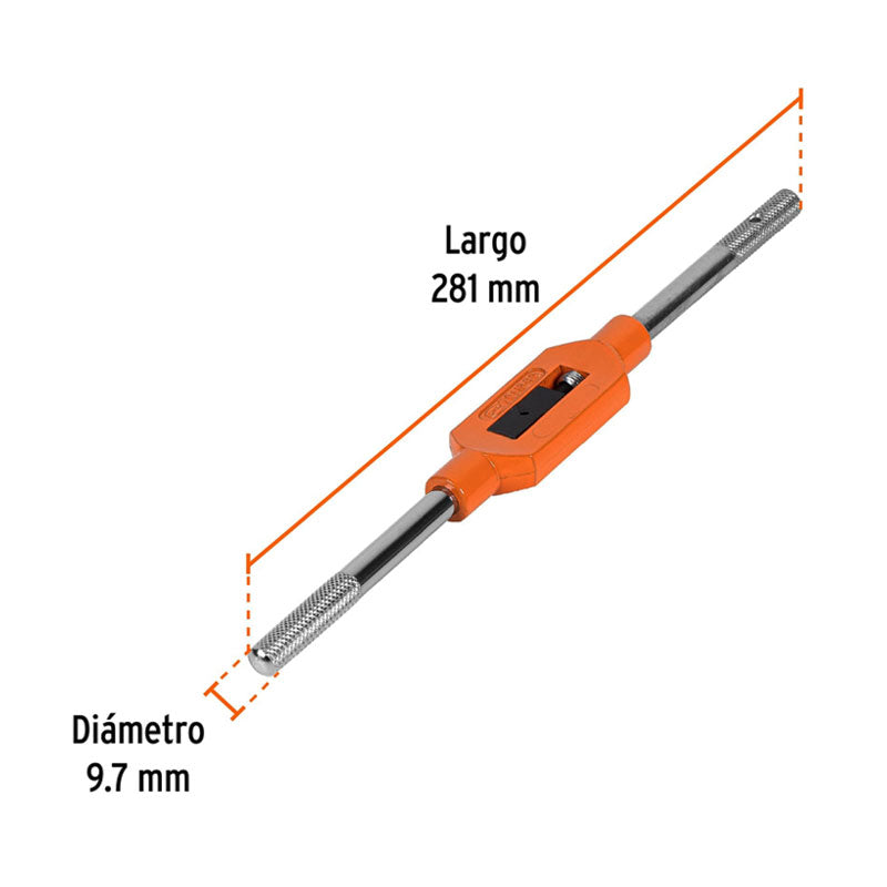 Maneral Tipo Garrote Para Machuelo 1/2", Truper