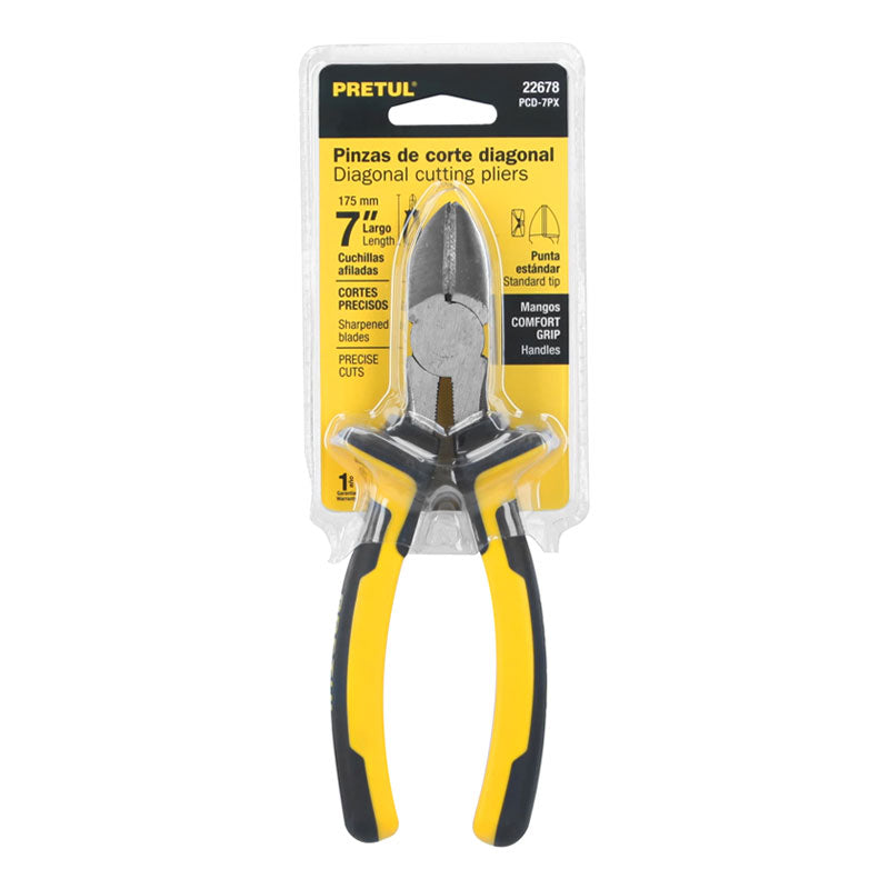 Pinza De Corte Diagonal 7" Mango Comfort Grip, Pretul