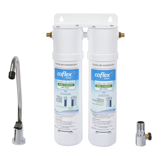 Filtro Para Agua Bajo Cubierta De 2 Etapas Wf200 Coflex
