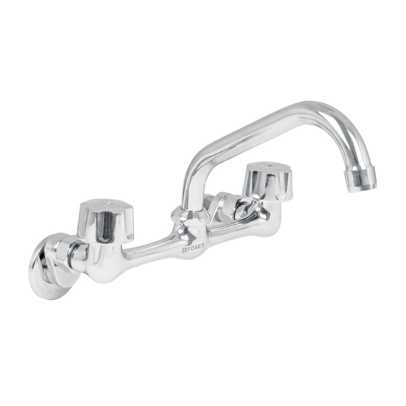 Mezcladora Inox 8" Para Fregadero, Conexiones De Pared,Foset