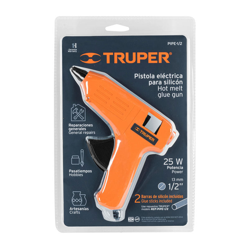 Pistola Eléctrica Para Silicón De 1/2", Truper