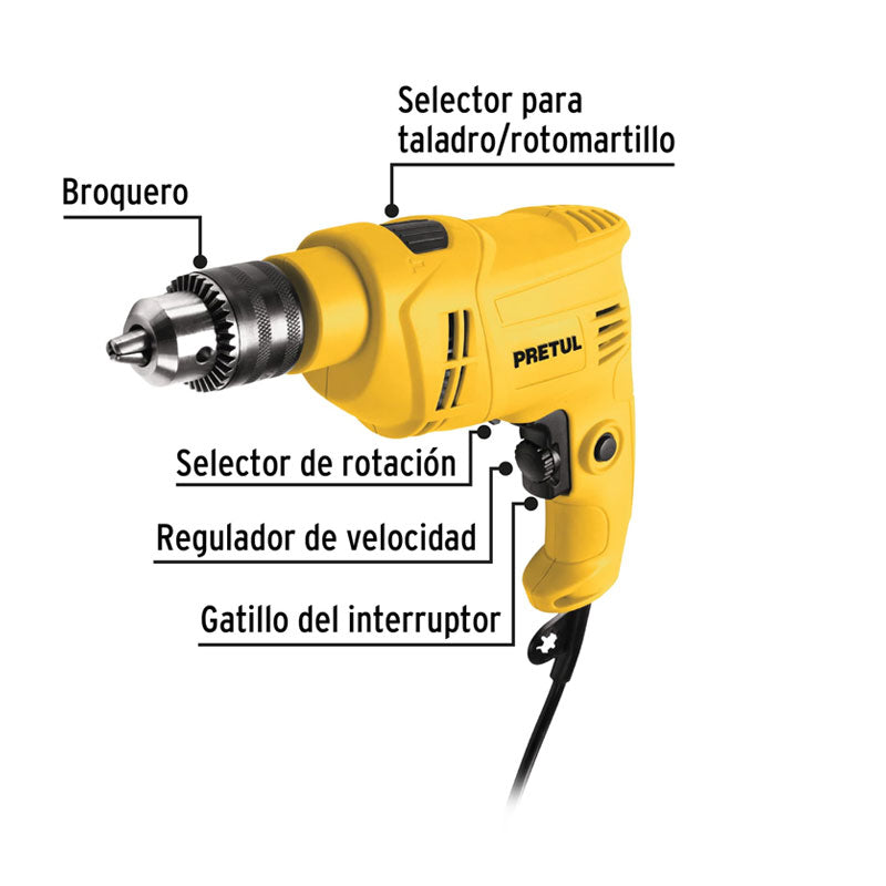 Rotomartillo 1/2" 550 W, Pretul