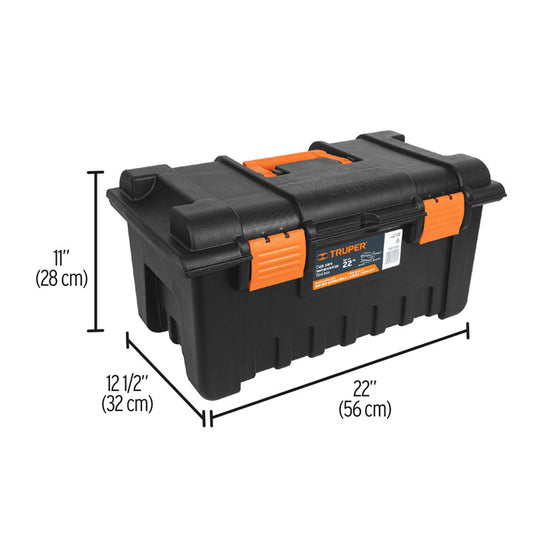 Caja Para Herramienta De 22" Sin Compartimentos, Truper