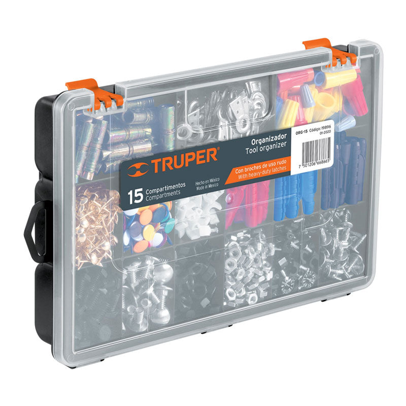 Organizador 11" Con 15 Compartimentos, Truper