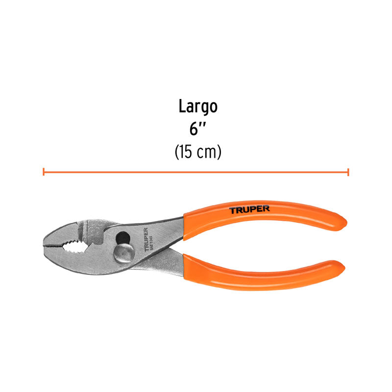 Pinza De Chofer 6" Mango De Pvc, Truper