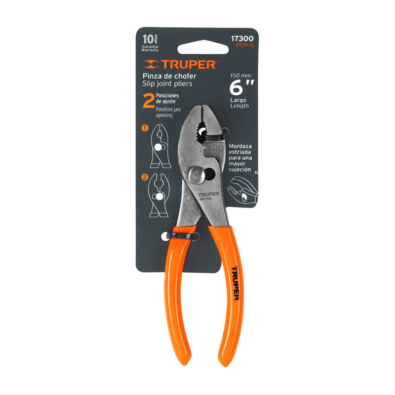 Pinza De Chofer 6" Mango De Pvc, Truper