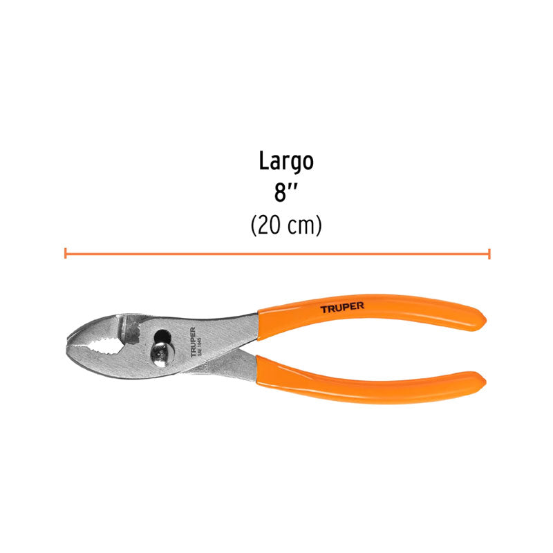 Pinza De Chofer 8" Mango De Pvc, Truper