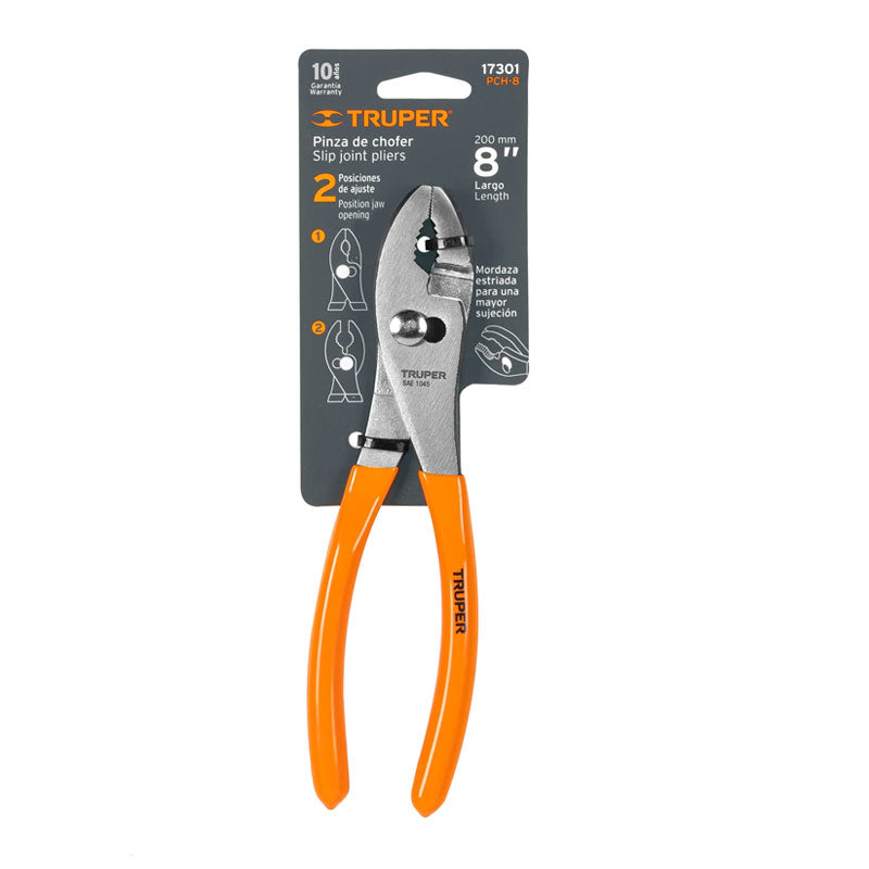 Pinza De Chofer 8" Mango De Pvc, Truper