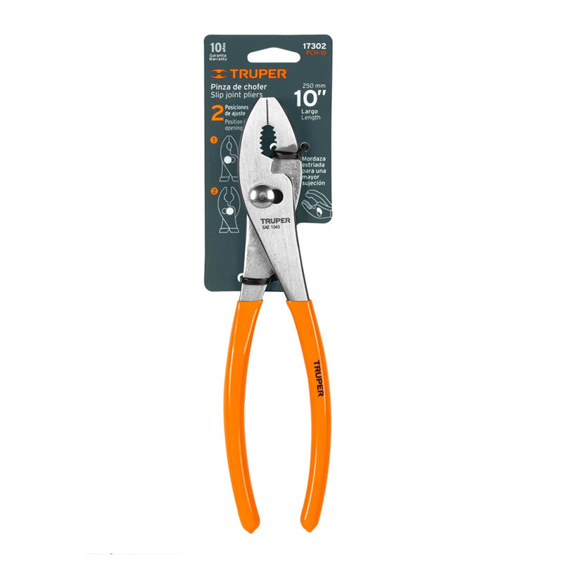 Pinza De Chofer 10" Mango De Pvc, Truper