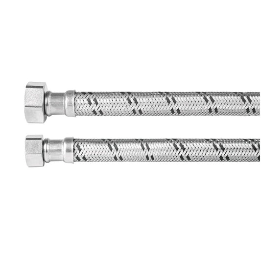 Manguera Para Boiler, Acero Inox, 1/2"X3/4", 60 Cm, Foset