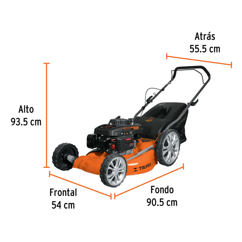 Podadora Con Motor A Gasolina De 5 Hp, 20" De Corte, Truper