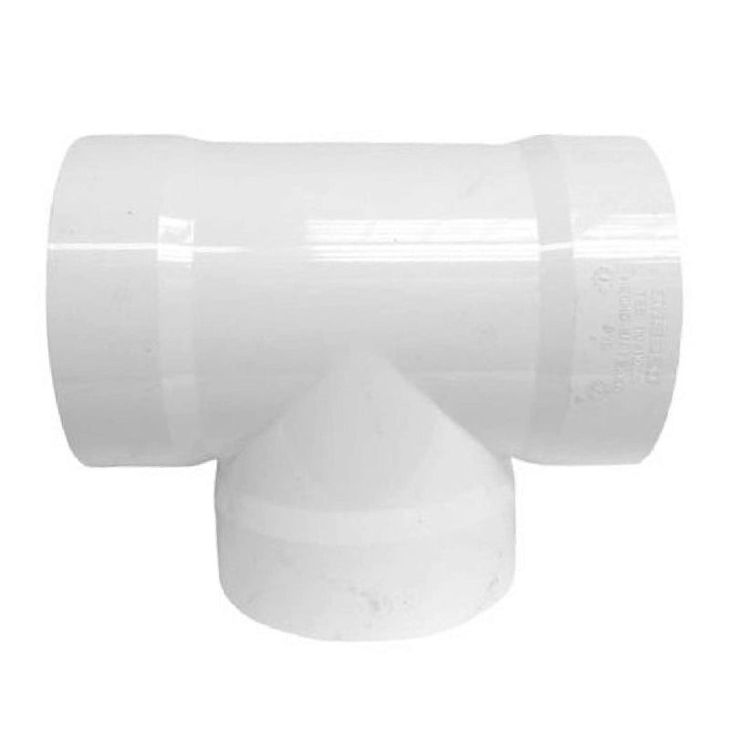 Tee Sencilla De 150 X 150 Mm De Pvc Para Sanitario