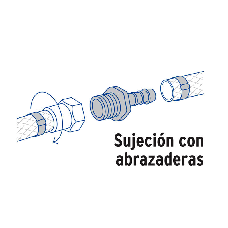 Adaptador Macho P/Manguera Pvc 13 Mm 48574