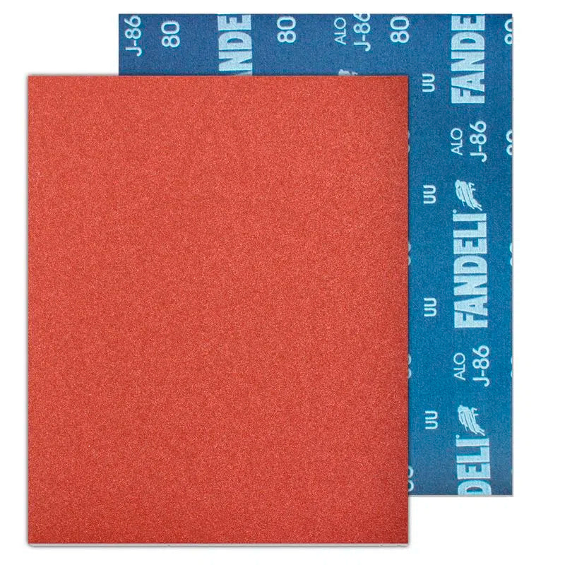 00073 Lija Esm.Roja G80 Plas,Metal,Madera Fandeli