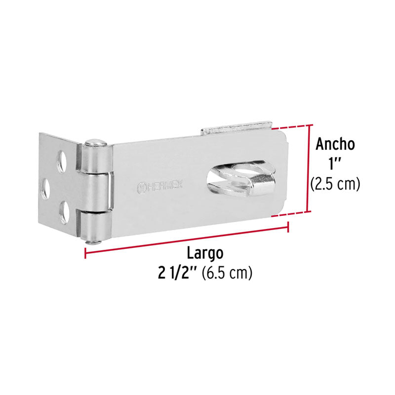 Portacandado De Acero Zincado 2 1/2", Hermex