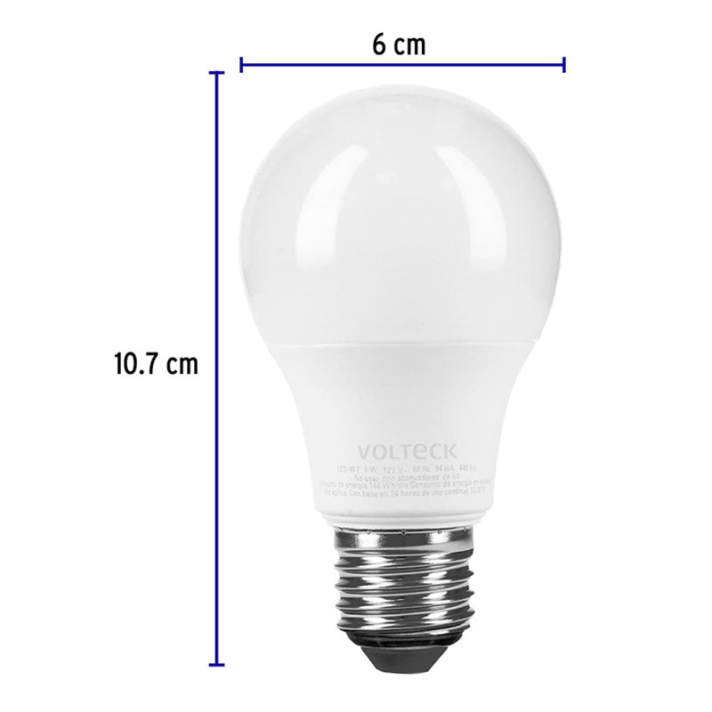 Lámpara Led A19 6 W (Equiv. 40 W), Luz De Día, Blíster