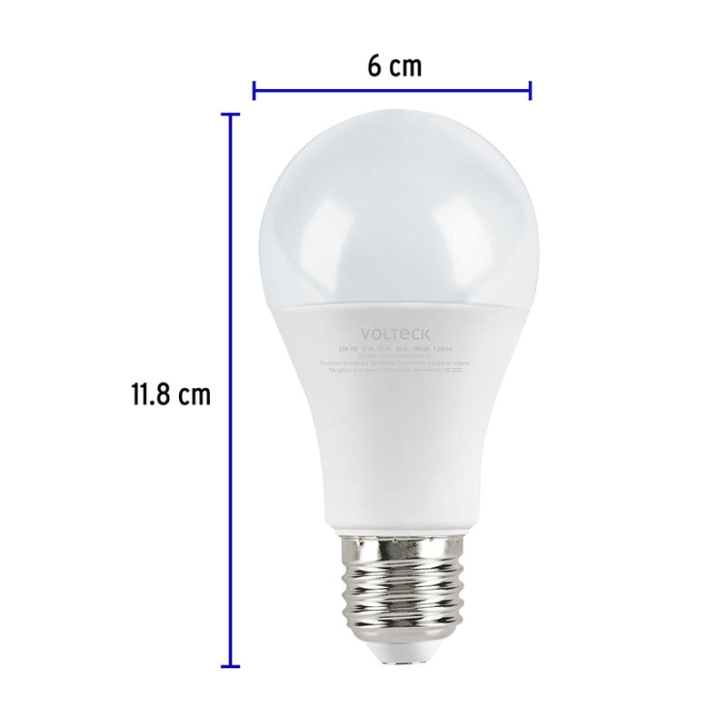 Lámpara Led A19 12 W (Equiv. 75 W), Luz De Día, Blíster