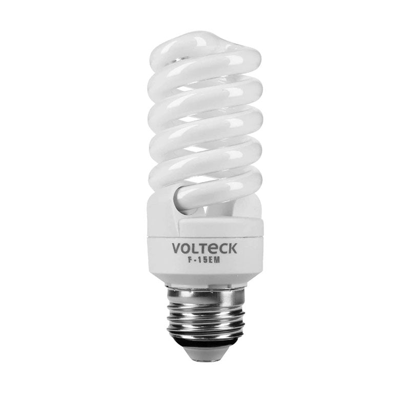 Lámpara Espiral Mini T2 15 W Luz De Día En Blíster, Volteck