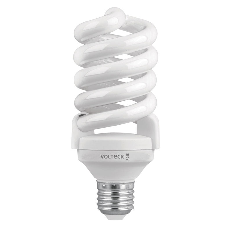 Lámpara Espiral T4 24 W Luz De Día En Blíster, Volteck