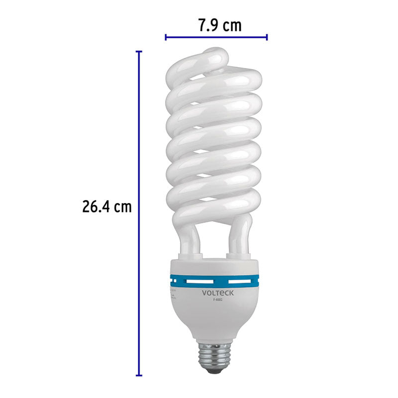 Lámpara Espiral T5 65 W Alta Potencia Luz De Día, Caja