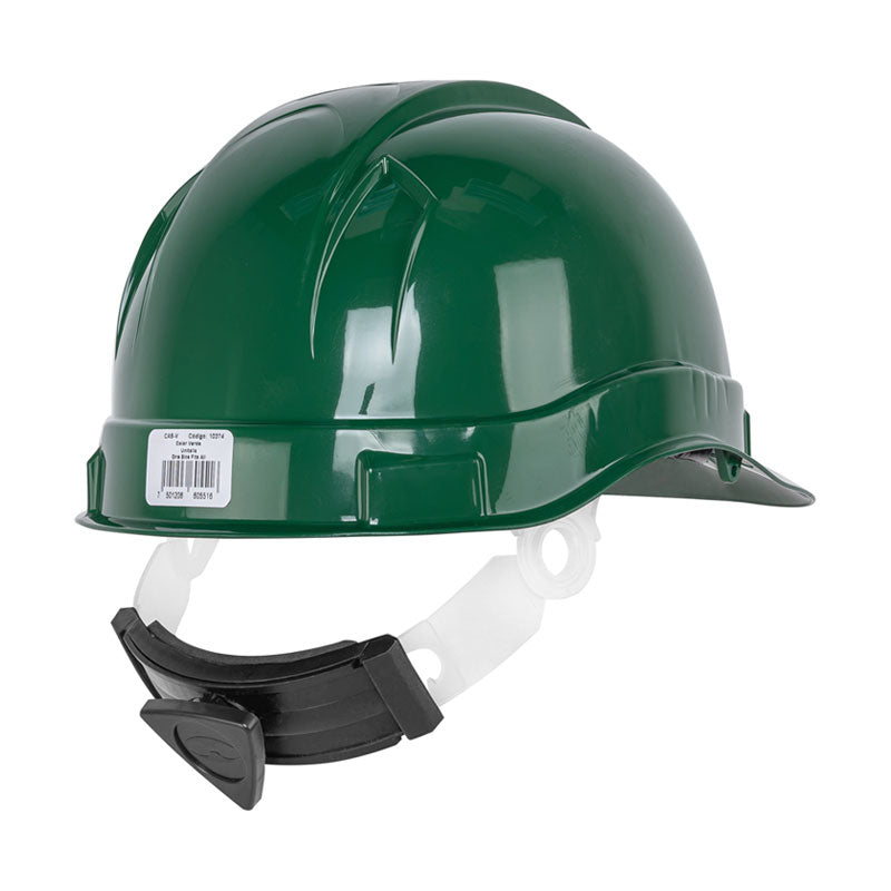 Casco De Seguridad, Ajuste De Matraca, Verde, Truper