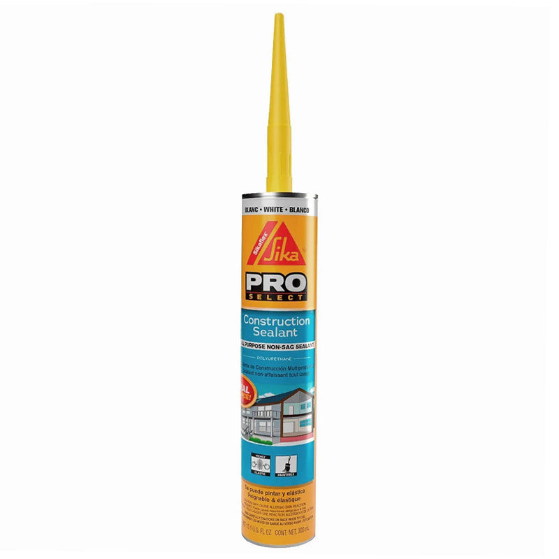 Sellador De Construcción Sika Sealant Color Blanco De Poliuretano De 300 Ml