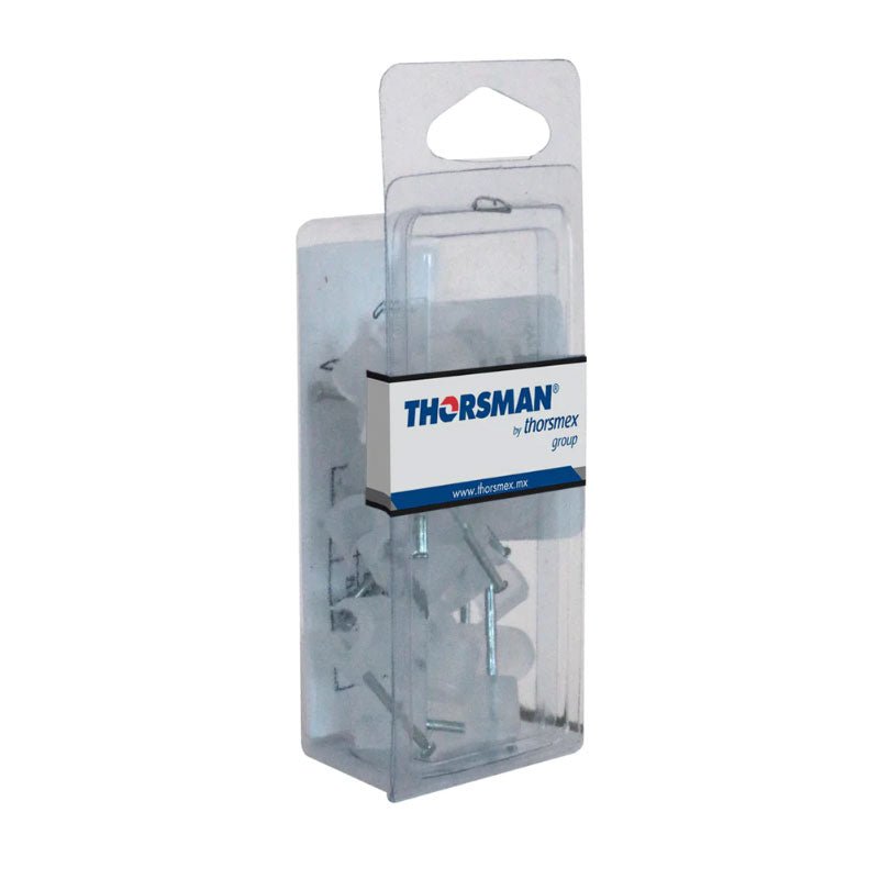Grapa Redonda Con Clavo Con 100 Piezas, Thorsman Tc 7 10 - Tool Ferreterías / Ferretodo - Herramientas y material de construcción.