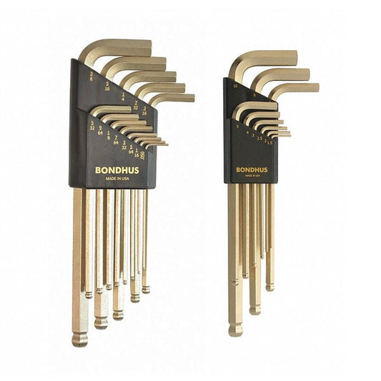 Juego De 22 Llaves Hexagonales Con Punta De Bola Std/Mm, 20899 Bondhus - Tool Ferreterías / Ferretodo - Herramientas y material de construcción.