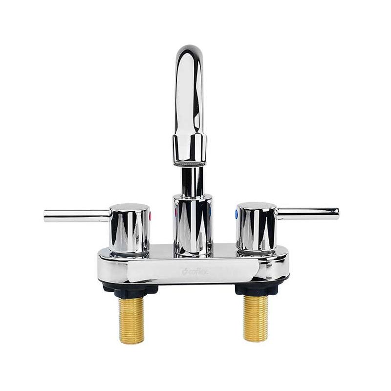 Llave Mezcladora De 4" Para Lavabo Cromada Gld302 Coflex - Tool Ferreterías / Ferretodo - Herramientas y material de construcción.