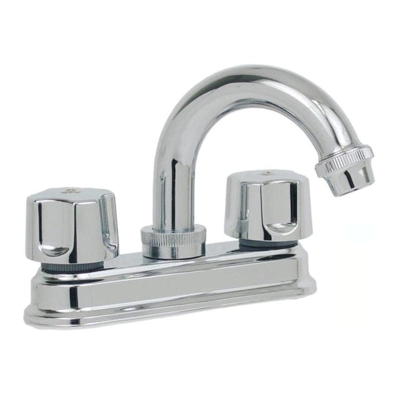 Mezcladora Para Lavabo Con Chapetón De Cromo, 24T Rugo - Tool Ferreterías / Ferretodo - Herramientas y material de construcción.