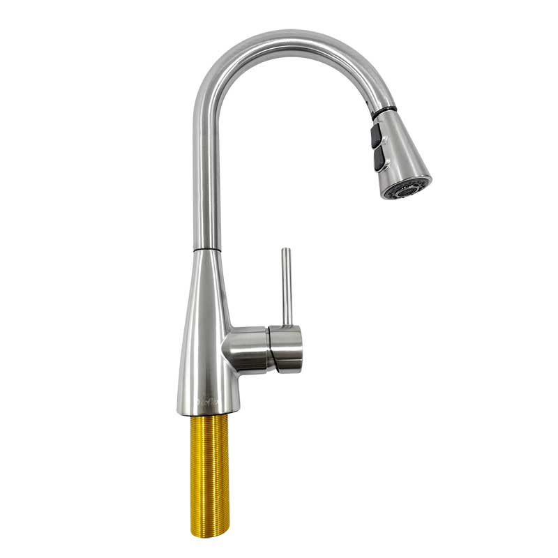 Monomando Para Fregadero Con Rociador Retráctil De Acero Inoxidable Gfm402 Coflex - Tool Ferreterías / Ferretodo - Herramientas y material de construcción.