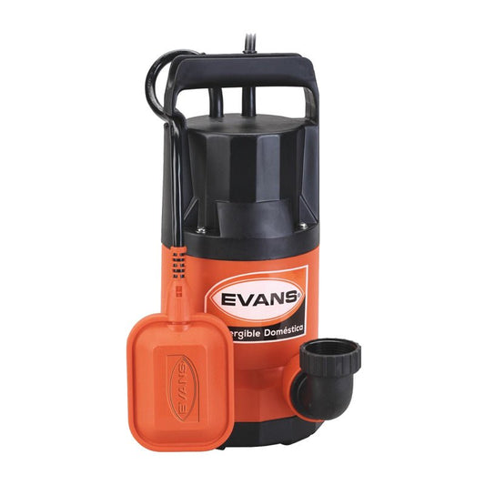 Motobomba Sumergible Doméstica Para Cisterna Con Motor Monofásico De 115 V Sla1.5Me050 Evans - Tool Ferreterías / Ferretodo - Herramientas y material de construcción.