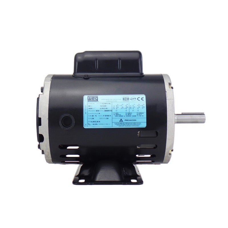 Motor Eléctrico Monofásico De 0.5 Hp Weg - Tool Ferreterías / Ferretodo - Herramientas y material de construcción.