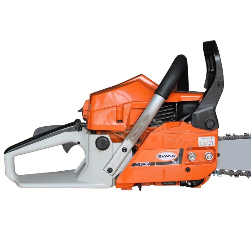 Motosierra Profesional Con Barra De 20" Motor De 2 Tiempos 54 Cc Y Antivibratoria Ms20G54 Evans - Tool Ferreterías / Ferretodo - Herramientas y material de construcción.