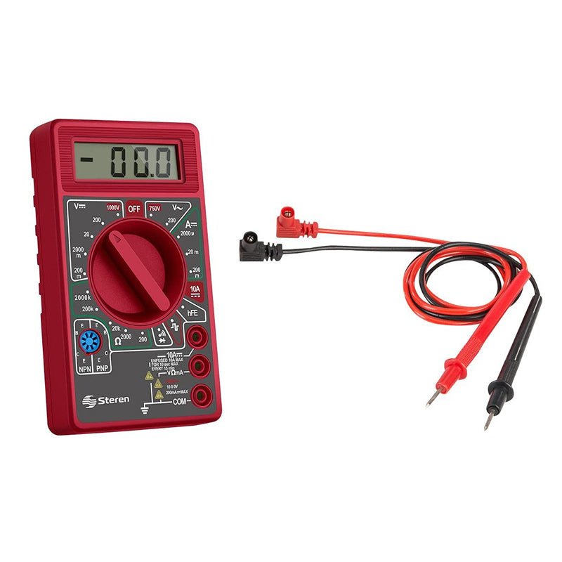 Multímetro Compacto Básico Steren - Tool Ferreterías / Ferretodo - Herramientas y material de construcción.