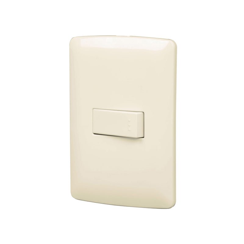 Placa Armada 1 Interruptor Escalera Marfil Línea Italiana Volteck - Tool Ferreterías / Ferretodo - Herramientas y material de construcción.